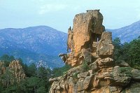 Calanche Felsen Skulptur