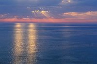 Abendhimmel Kueste Wasser