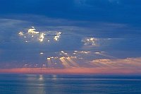 Abendhimmel Kueste Wolken