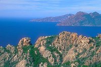 Calanche m Bucht von Porto