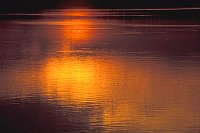 Abendrot Wasserspiegelung