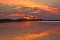 Abendrot am Steinhuder Meer