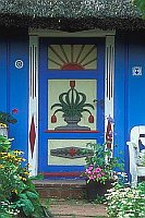 Blaues Haus Tuer Zingst