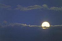 Vollmond Wolkenhimmel