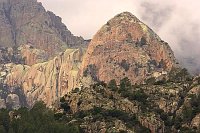 Bavella-Massiv Felskuppe