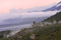 Berge Nebelschwaden Porto Vecc