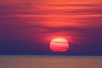 Sonnenuntergang Golf v Porto