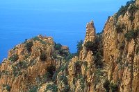 Calanche m  Bischof Felsen