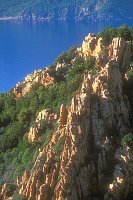 Calanche Felsmassiv Hochf