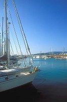 Palma Segelboot im Hafen