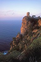 Torre Banyalbufar im Abendlich