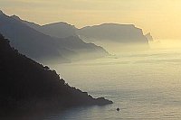 Westkueste Mallorcas Seenebel