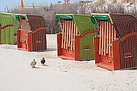 Helgoland Duene Strandkoerbe E