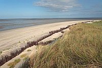 Strand mit Duenenbefestigung