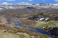 Fjell Landschaft mit Bachlauf