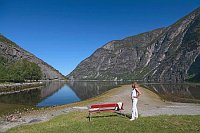 Norwegen am Ardalsfjord