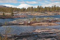 Norwegen Bachbett Flateland