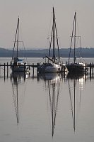 Segelboote Masten Gegenlicht