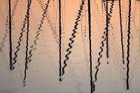 Spiegelung bizarre Masten