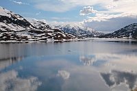 Fjell See Wolkenhimmel