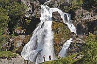 Wasserfall Brikdalsbreen Pers