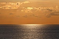 Abendhimmel goldfarben