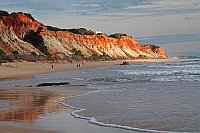 Algarve Felsenkueste Lichtspie