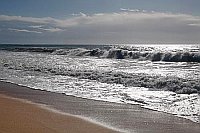 Wellen an der Atlantikkueste