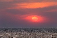 Sonnenuntergang roter Nordsee