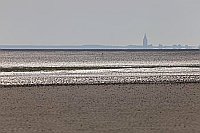 Watt vor Wangerooge Gegenlicht
