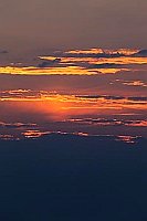 Abendhimmel untergegangene Son