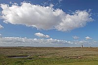Wangerooge Salzwiesen Wolken