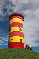 Pilsumer Leuchturm Wolkenhimme