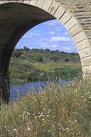 Extremadura Blick durch Brueck