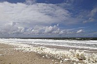Sylt Schaum an Kueste