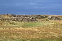 Extremadura Landschaft Gewitte