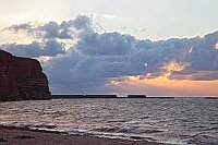 Helgoland dramat Abendhimmel