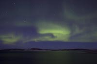 Nordlichter am Himmel