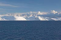 Arktischer Ozean Schneee Wolke