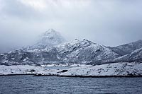 Raftsund Berge im Nebel