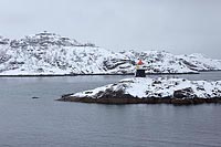 Raftsund Nebelstimmung Fyr