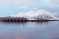 Svolvear Fischerhaueser abends