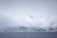 Raftsund tief haengende Wolken