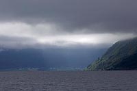 Romsdalfjord vor Wolkenbruch