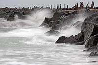 Helgoland Gischt Wirbel