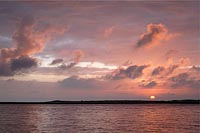 Sonnenaufgang ueber Duene