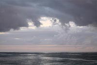 Wolken dunkelgraue Nodsee