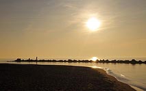 Abendlicht an Ostseekueste