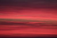 Abendhimmel dunkelrot Helgolan