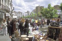 Cacceres Flohmarktszene